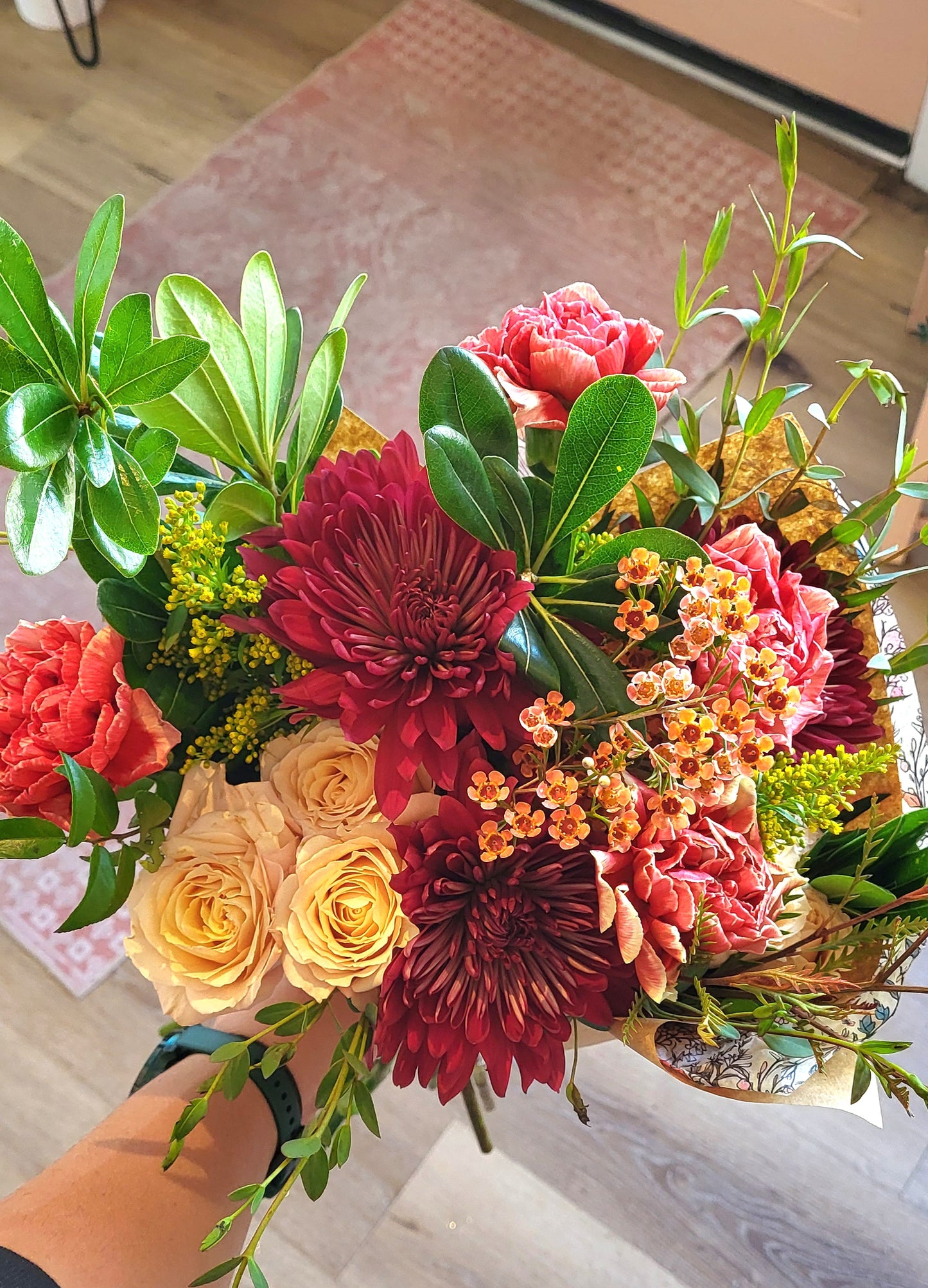 Wrapped Seasonal Bouquet