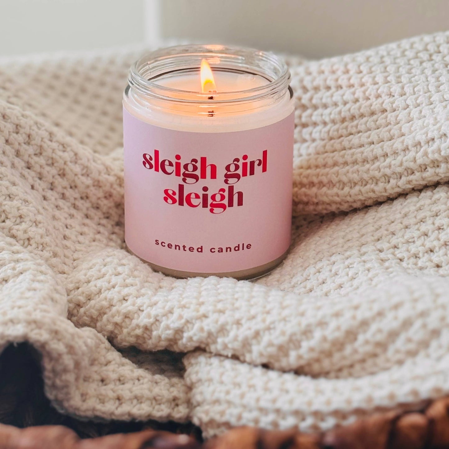 Sleigh Girl Holiday Candle