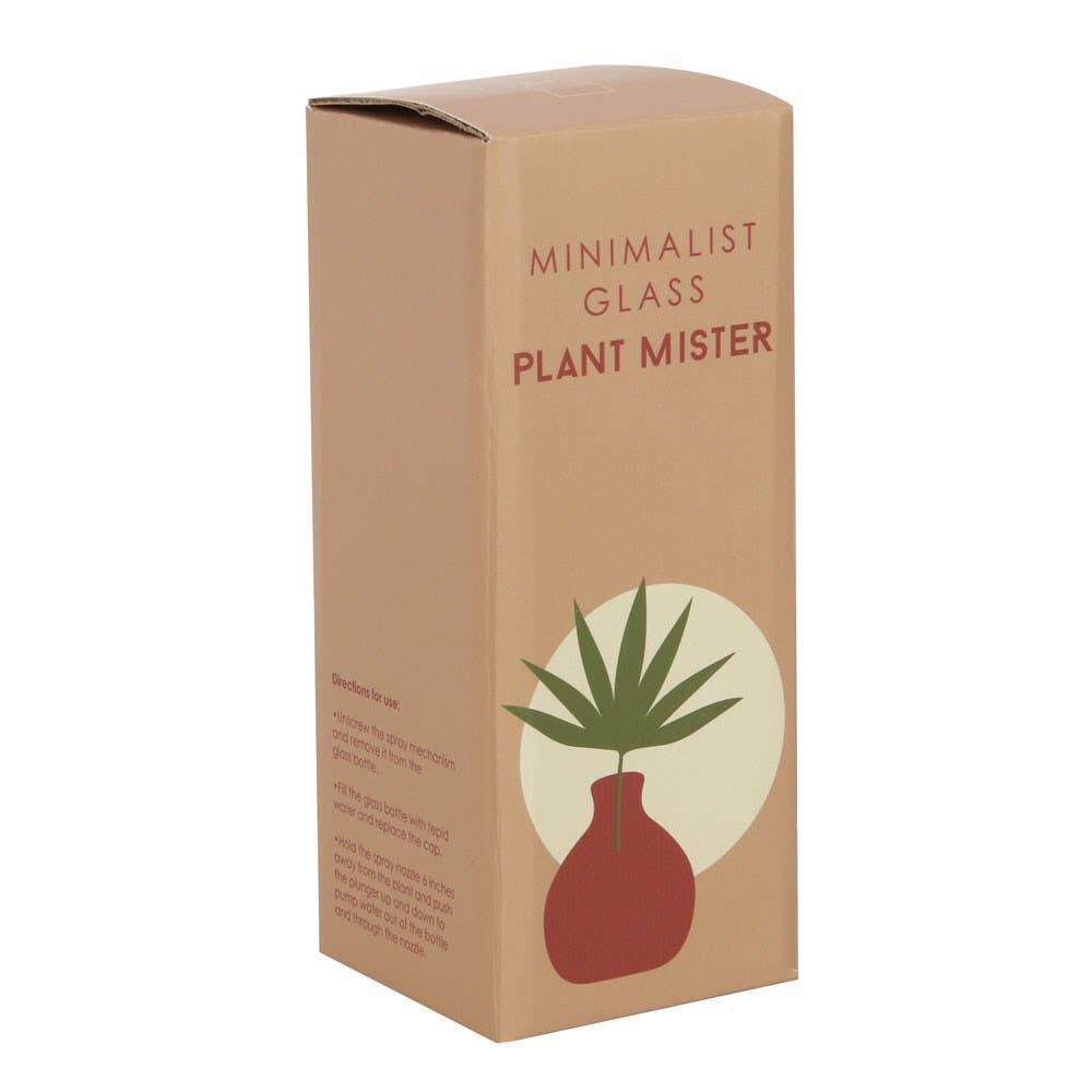 Pink Glass Plant Mister