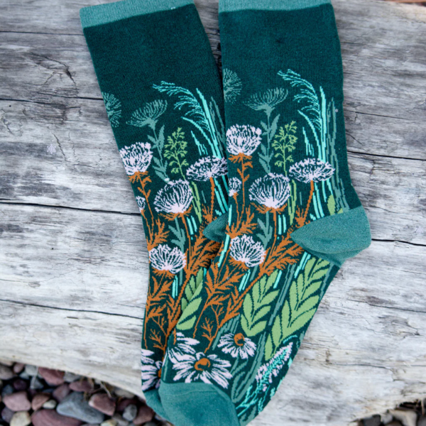 Wild Field Socks-turquoise