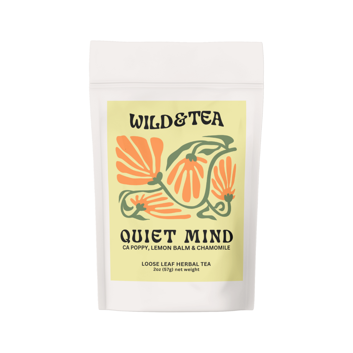 Quiet Mind Herbal Tea: 2oz