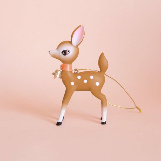 Holiday Retro Deer Ornament