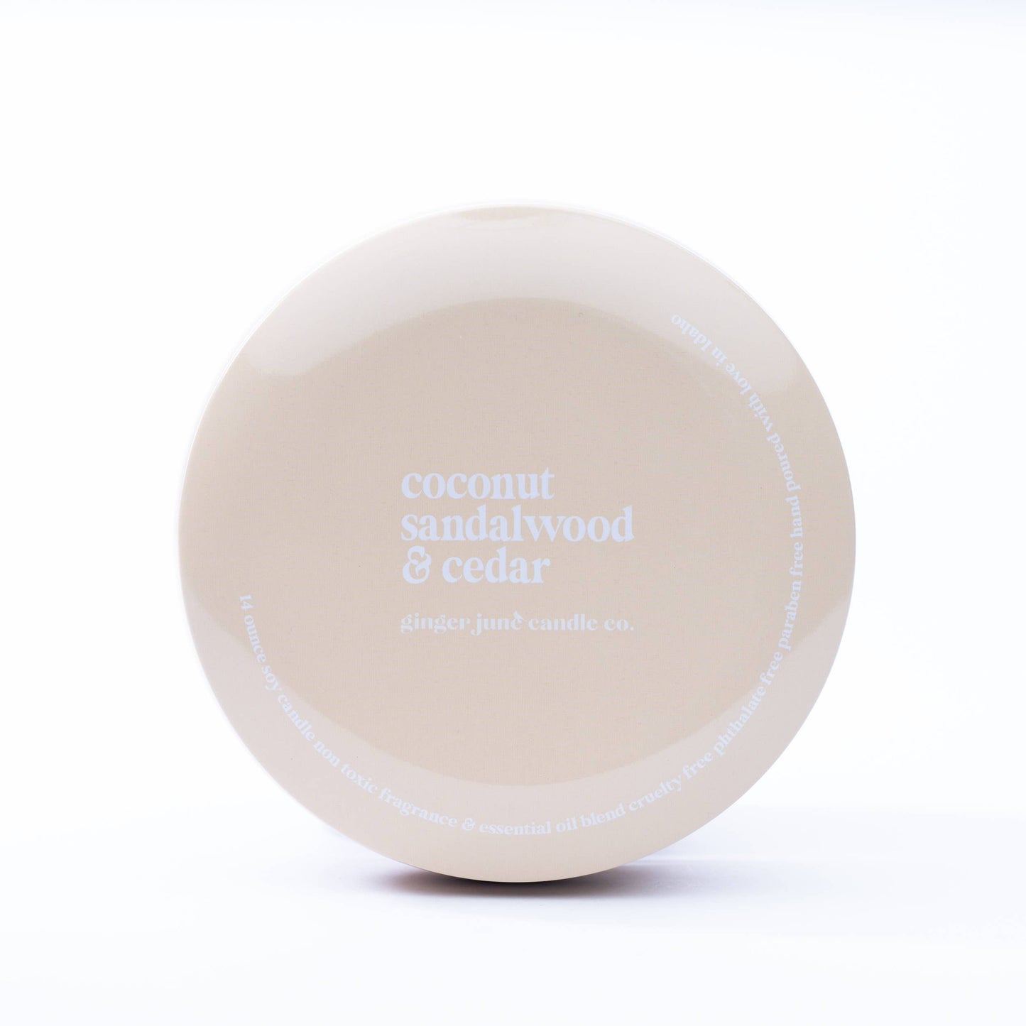 Coconut Sandalwood and Cedar Candle-14 oz