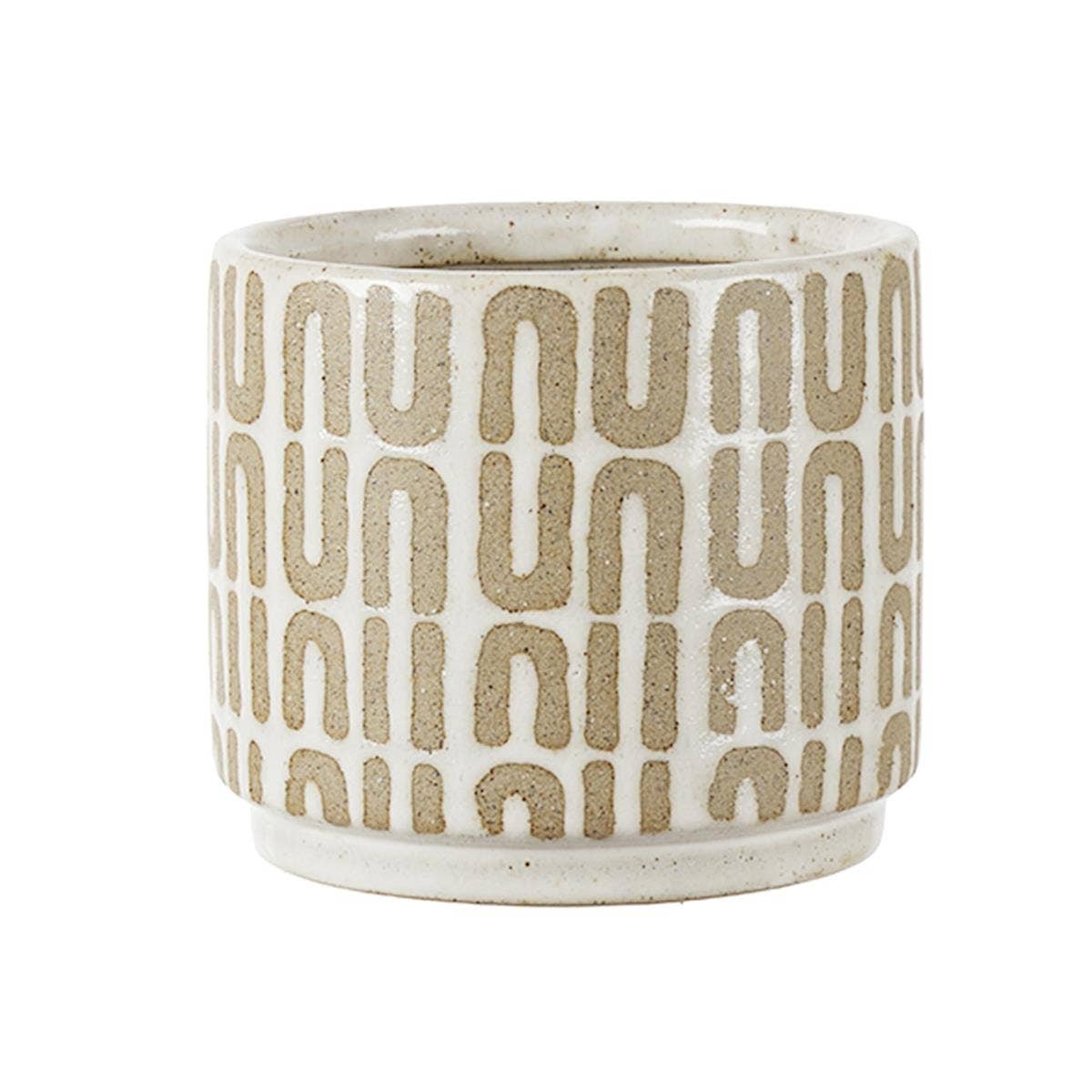 Arches Ceramic Planter- 6.5"