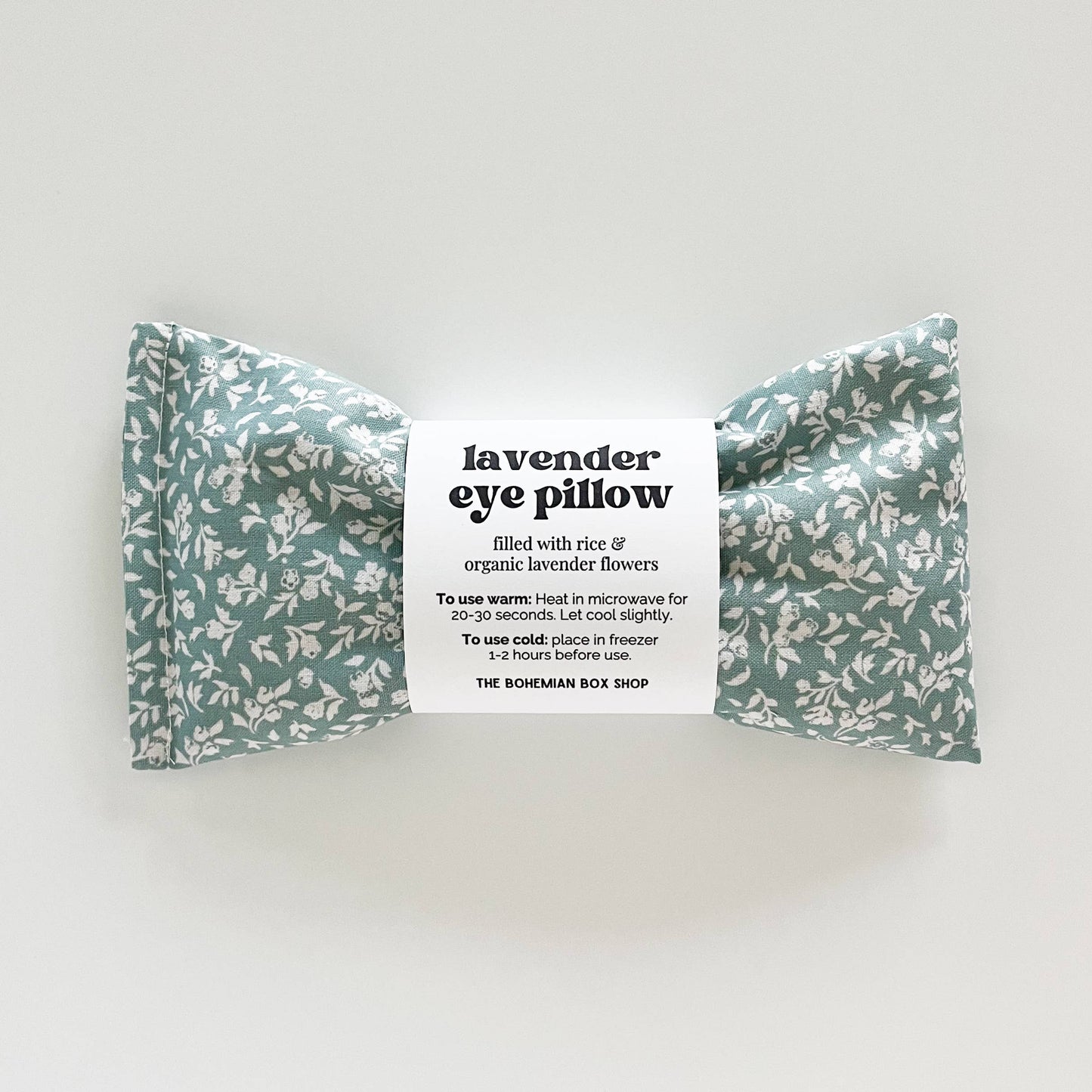 Lavender Eye Pillow - Cottage Green Floral