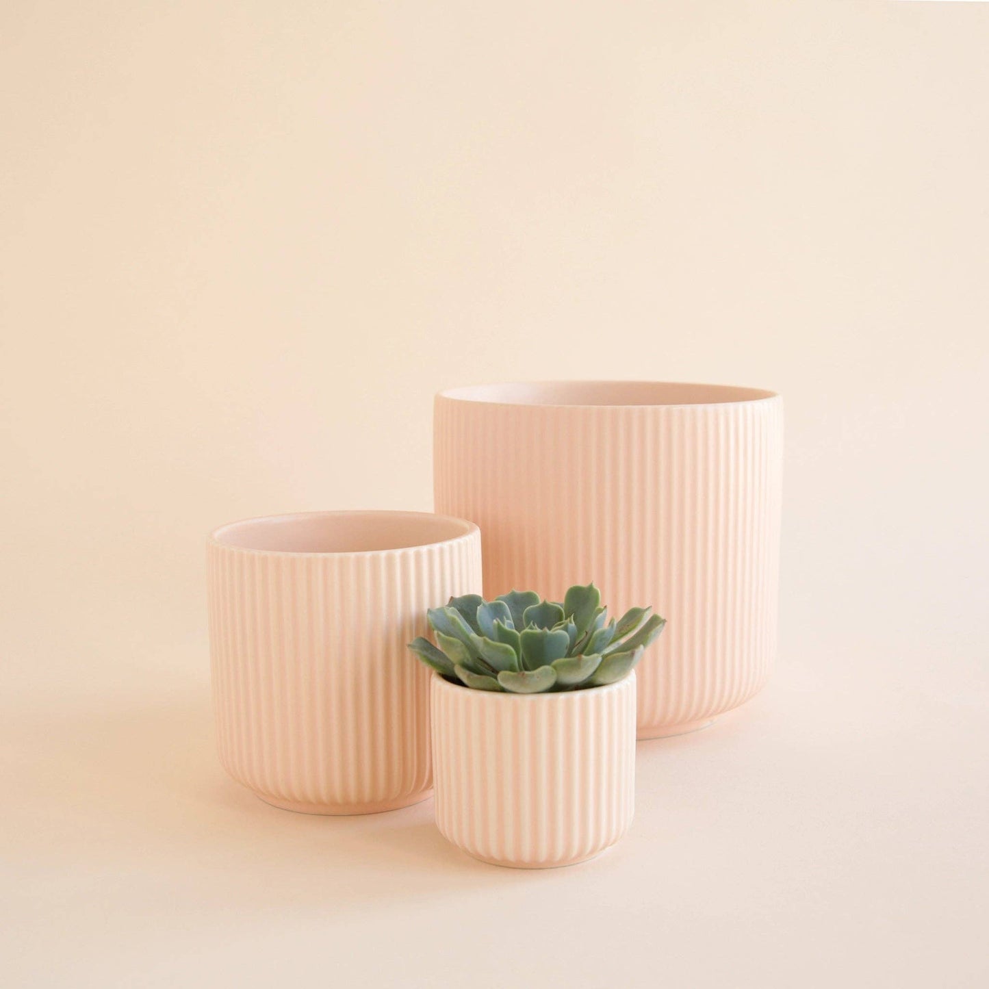 Lucy Planter 3"- light pink