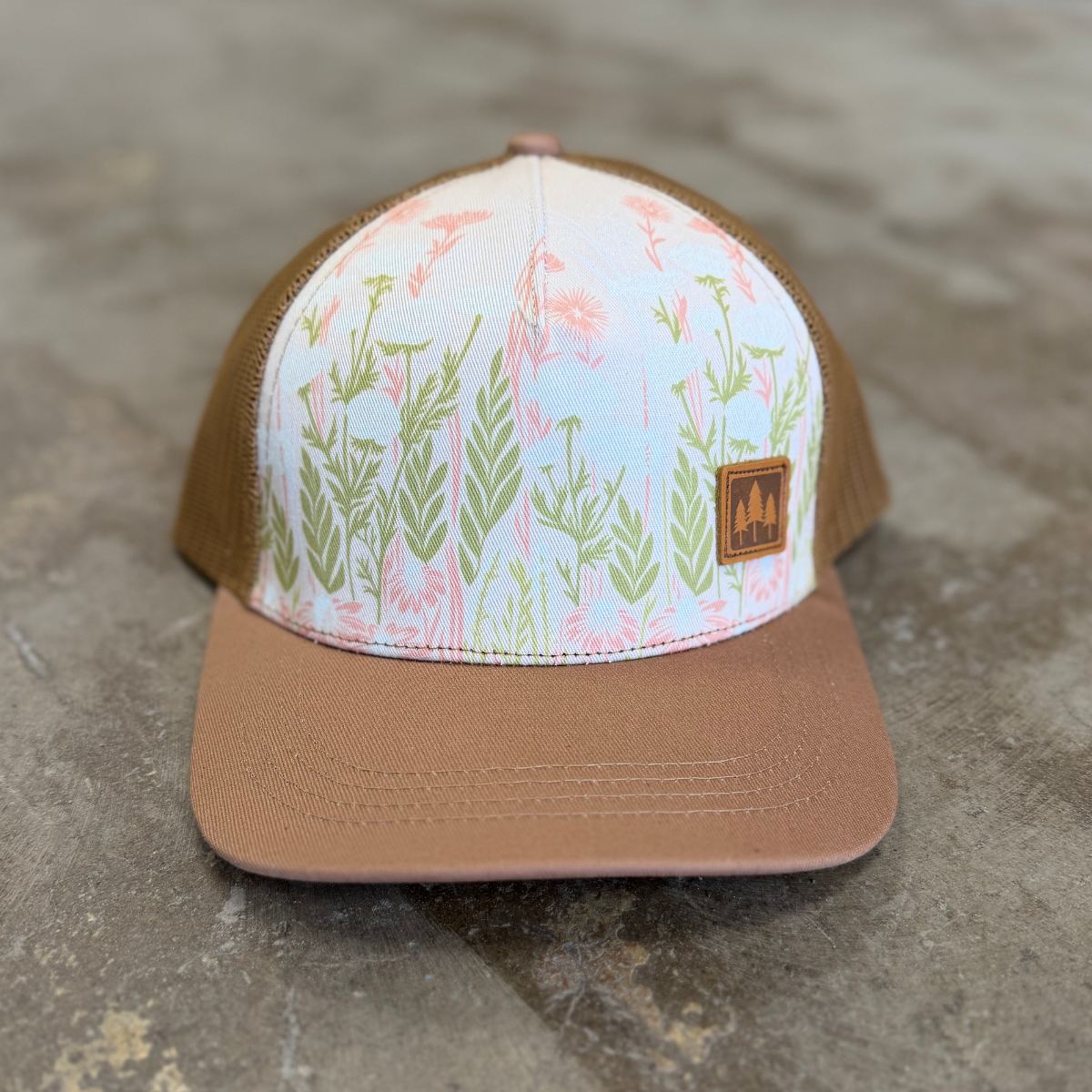 Wild Field Trucker Hat - Soft Brown