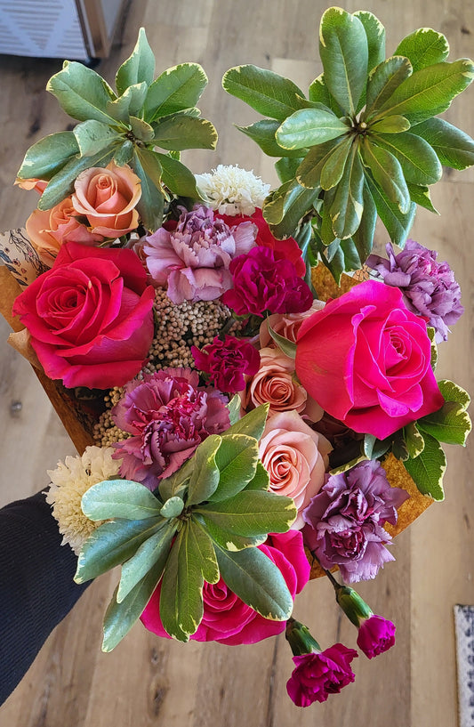 Wrapped Seasonal Bouquet