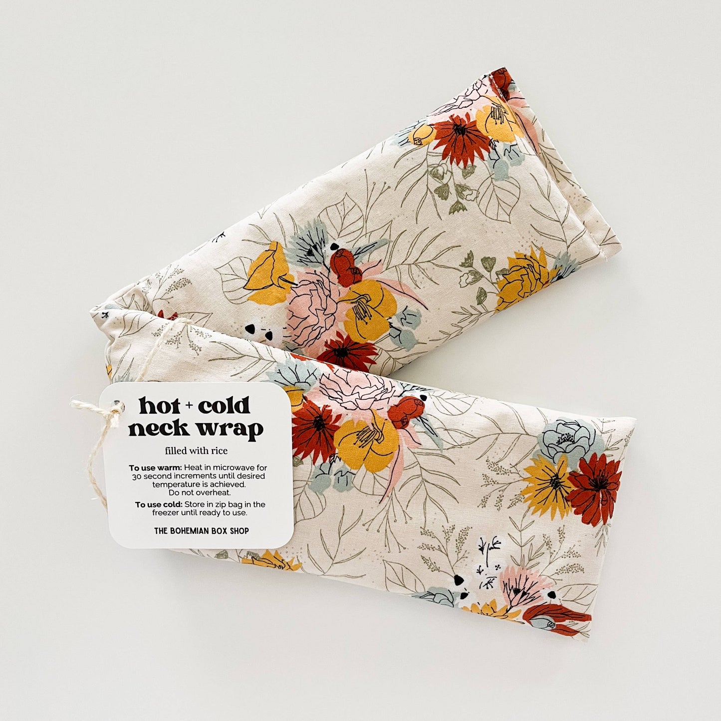 Neck Wrap - Ivory Florals