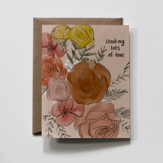 Lots of Love Greeting Card