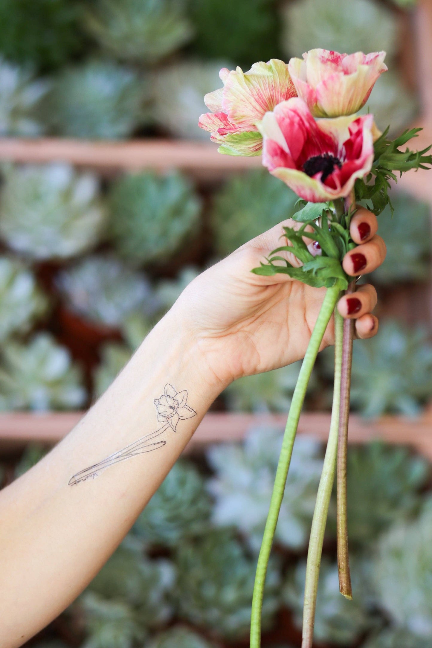 Floral Temporary Tattoos