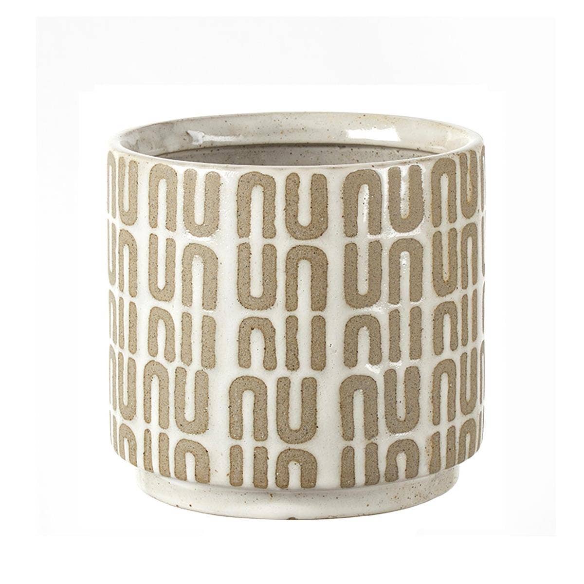 Arches Ceramic Planter- 6.5"