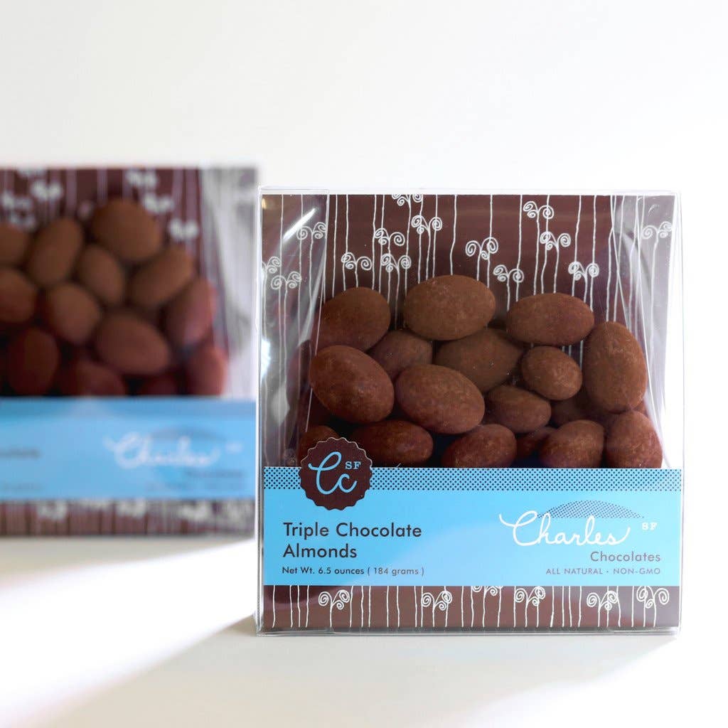 Triple Chocolate Almonds, 6.5 oz