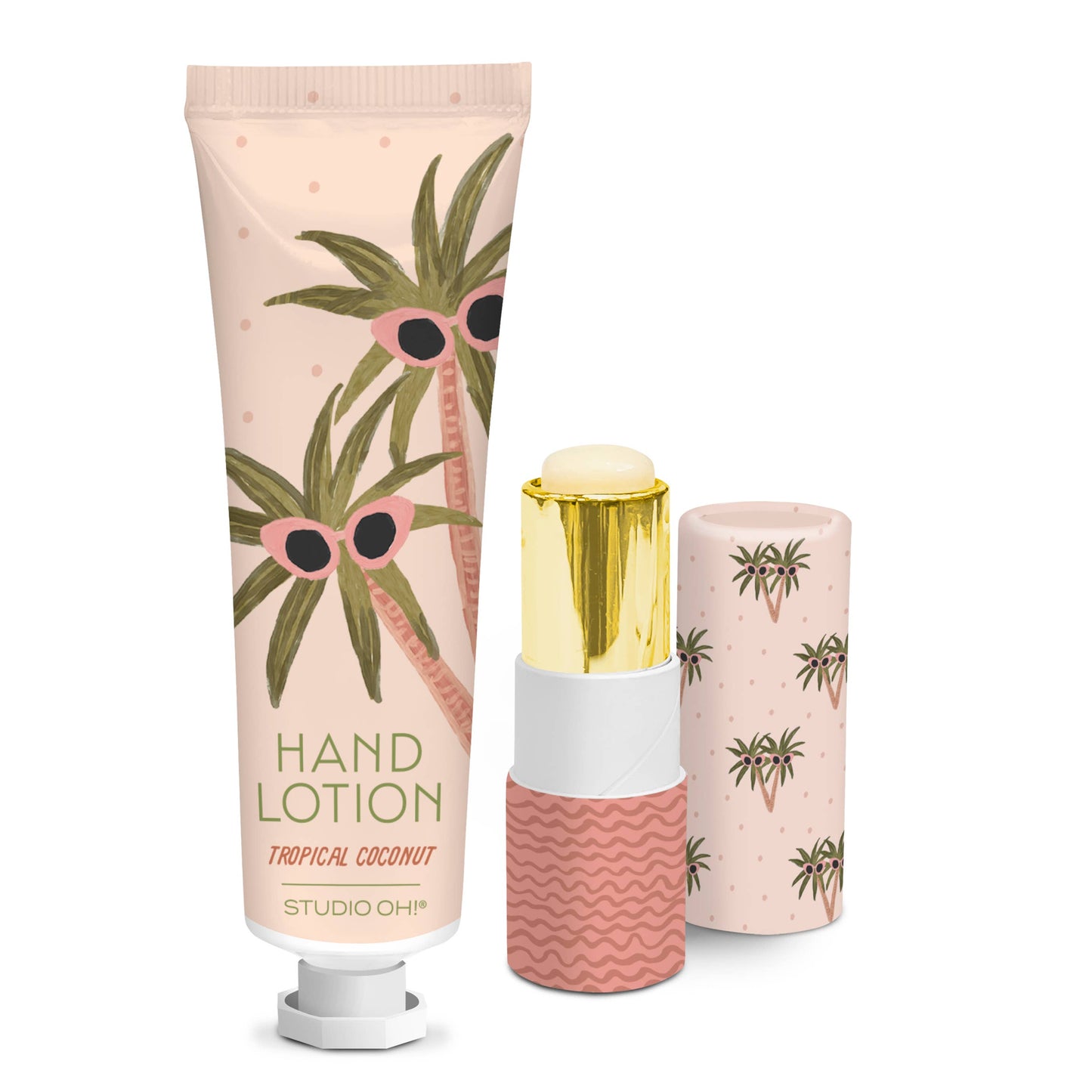 Tropical Coconut Lip Balm & Hand Lotion Set