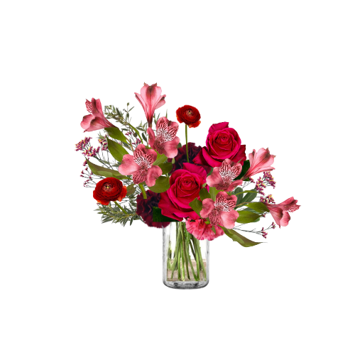 Medium Valentine's Mixed Flower Arrangement