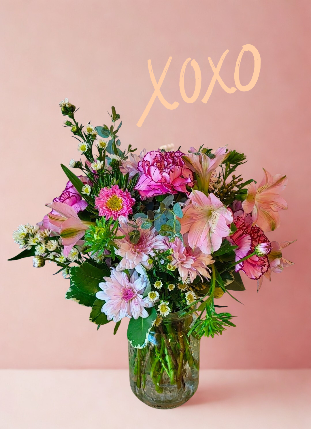 Medium Mixed Vase Arrangement- Valentine's Day