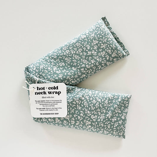 Neck Wrap - Cottage Green Floral 