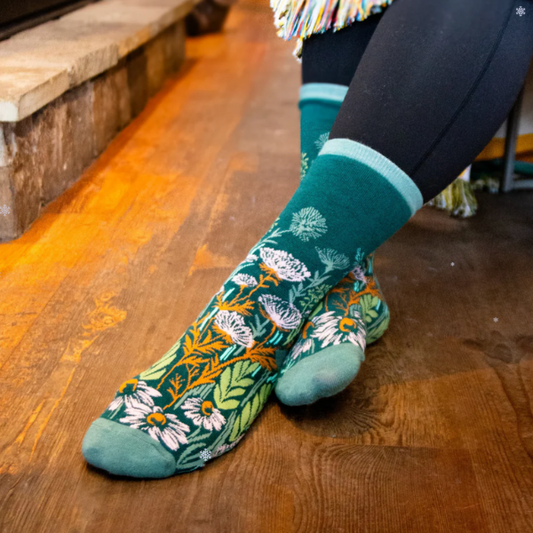 Wild Field Socks-turquoise