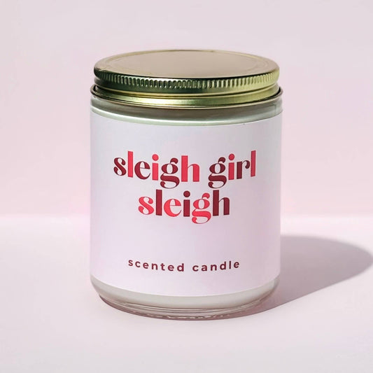 Sleigh Girl Holiday Candle