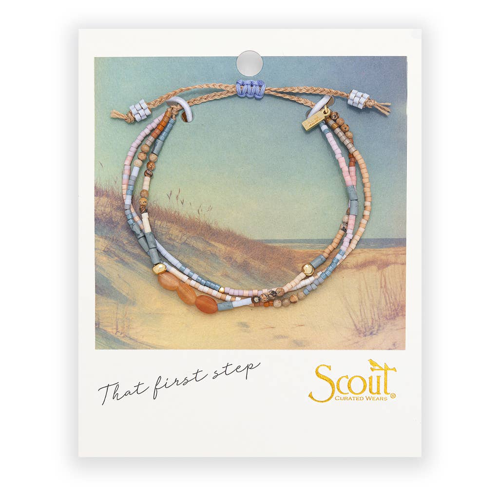 That First Step- Layering bracelet