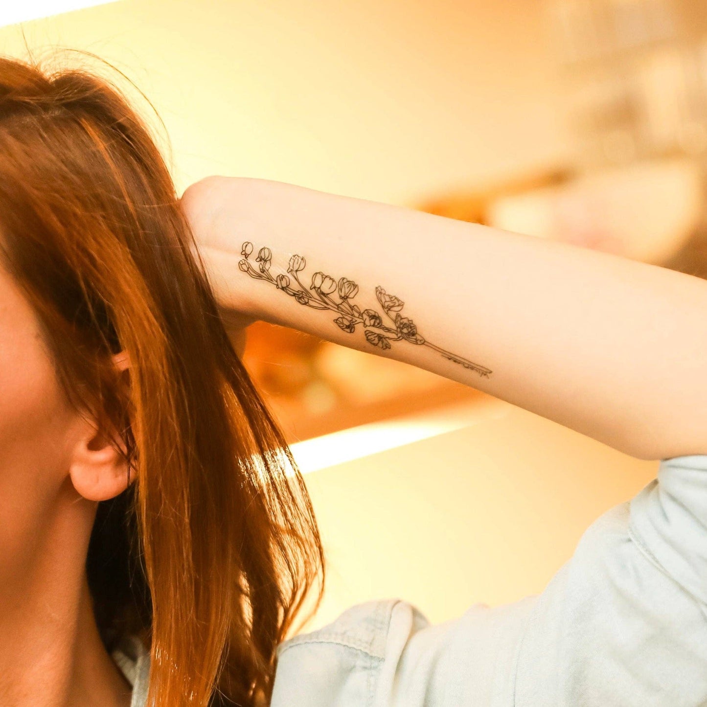 Floral Temporary Tattoos