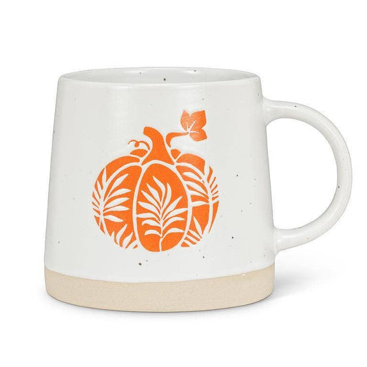 Stoneware Pumpkin Mug