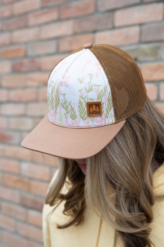 Wild Field Trucker Hat - Soft Brown