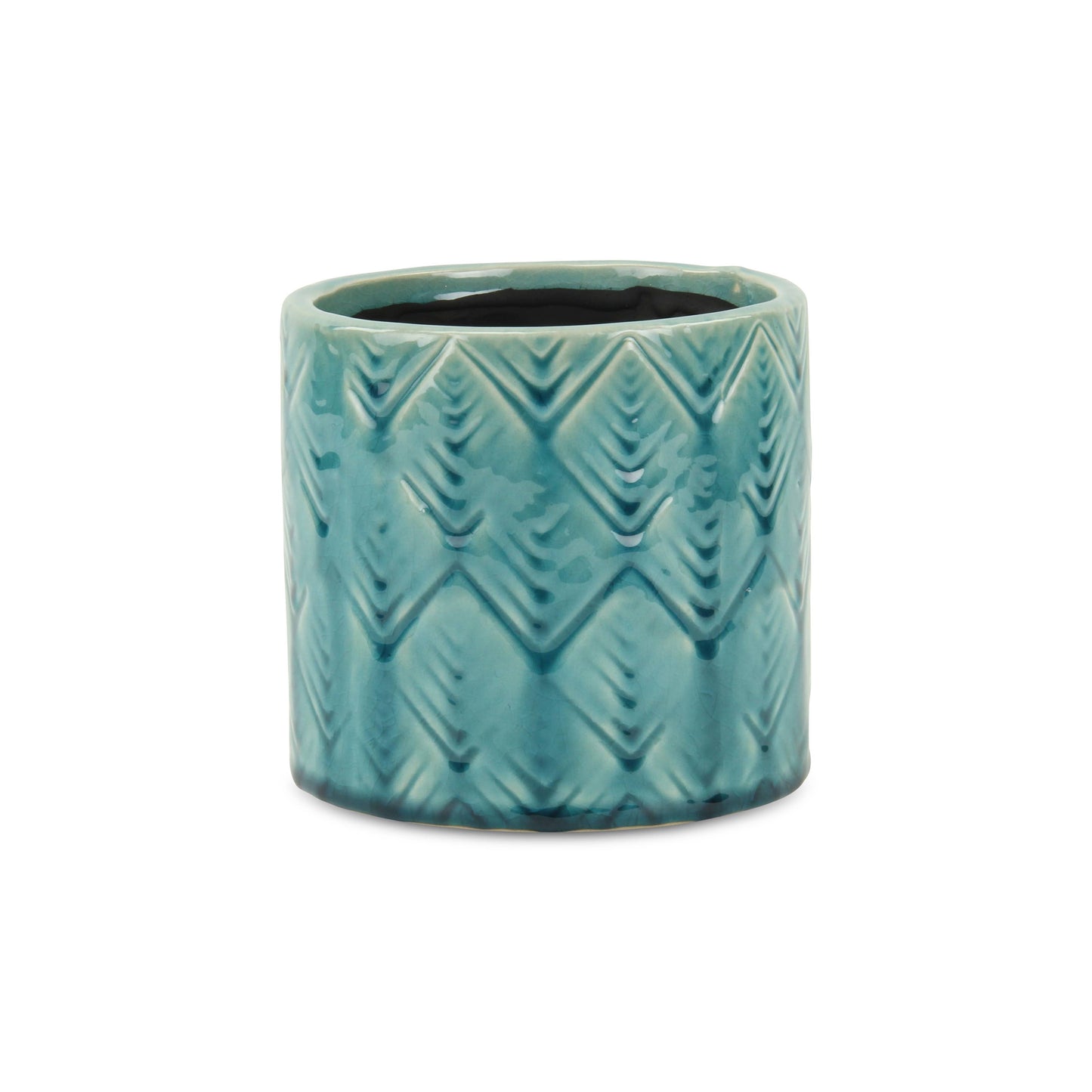 Arzati Turquoise Diamond Pot-5"