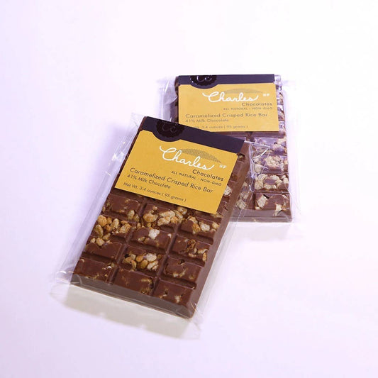 Caramelized Crisped Rice Bar Milk Chocolate, 3.4 oz