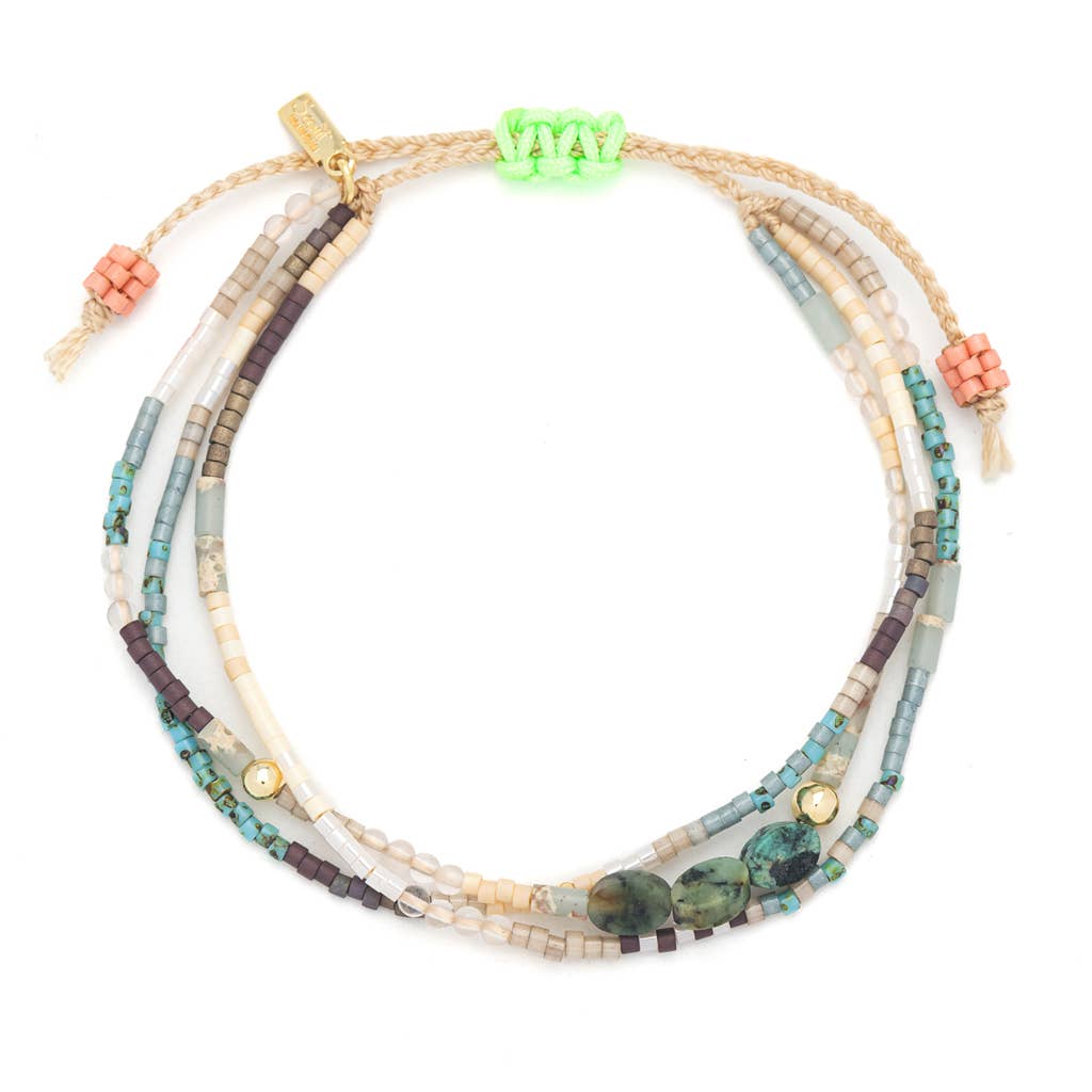 Echoes of Summer Layering Bracelet