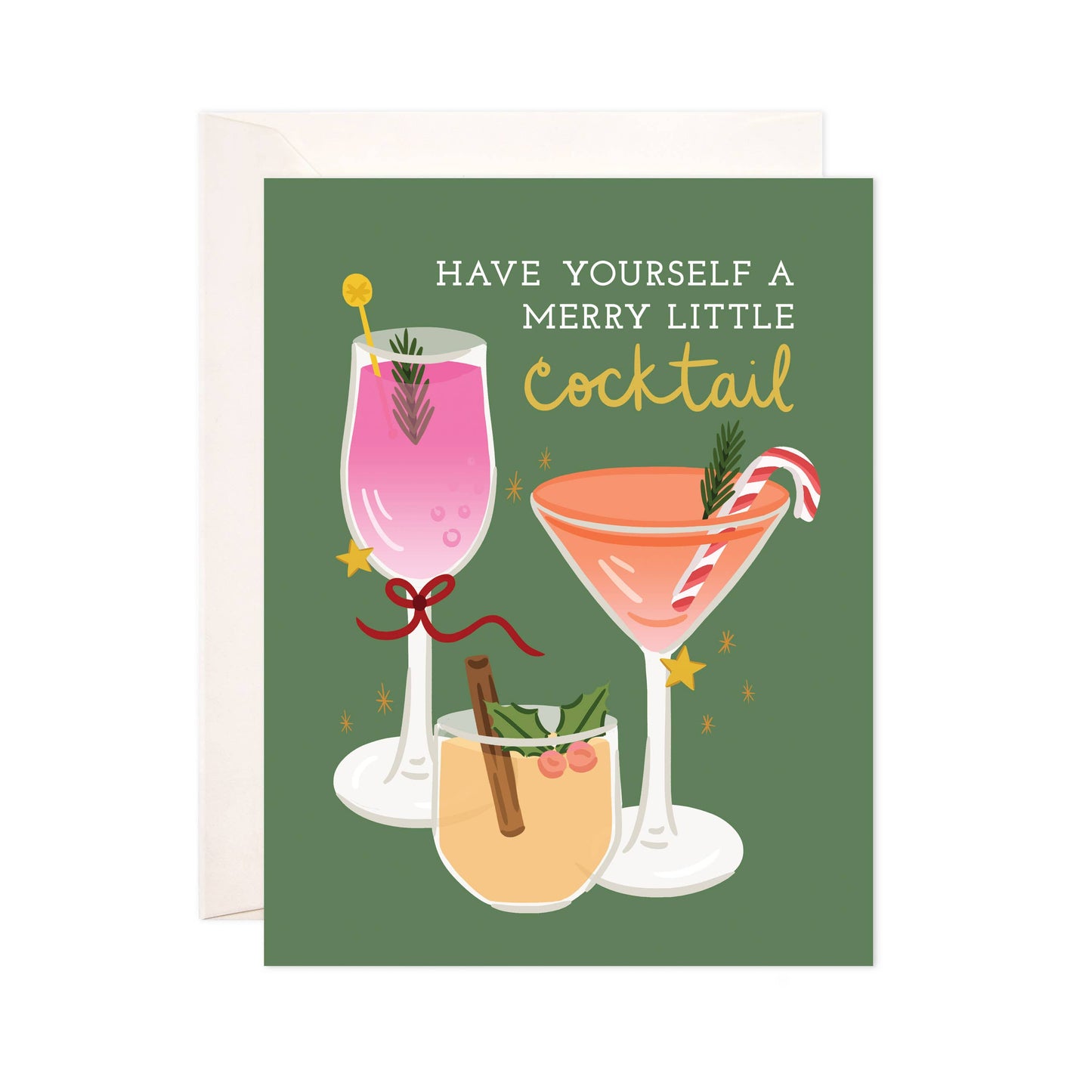 Merry Cocktail Greeting Card