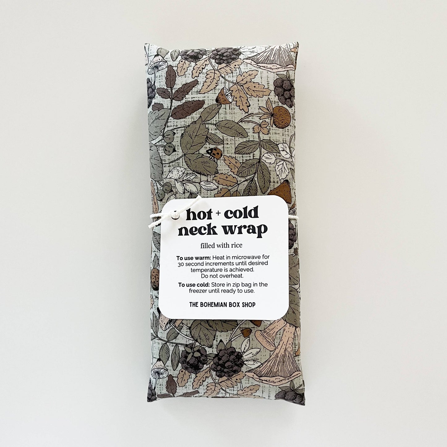 Neck Wrap - Green Multi Mushrooms