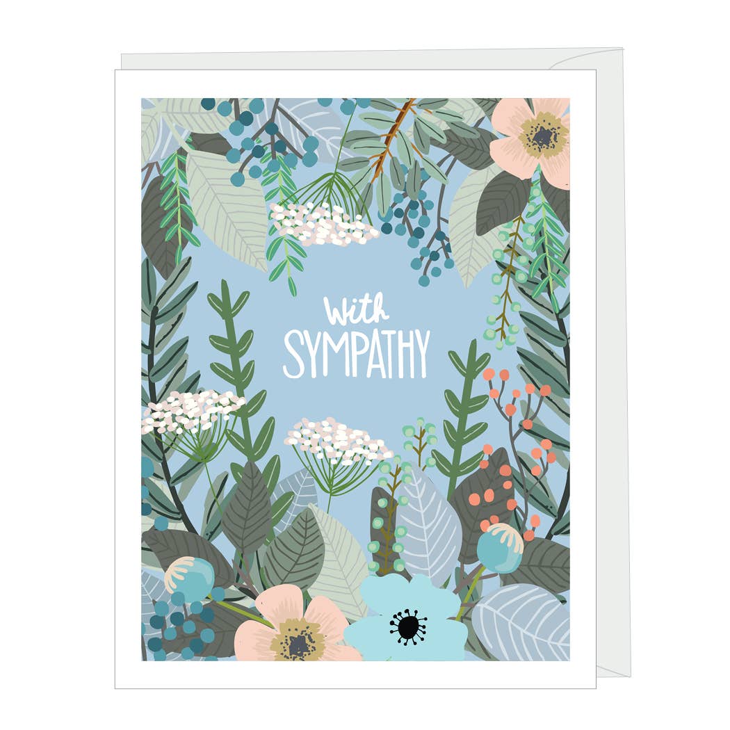 Floral Sympathy Card