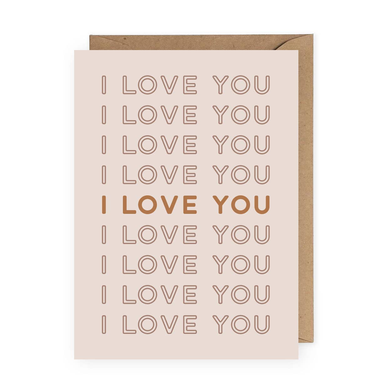 I Love You Greeting Card